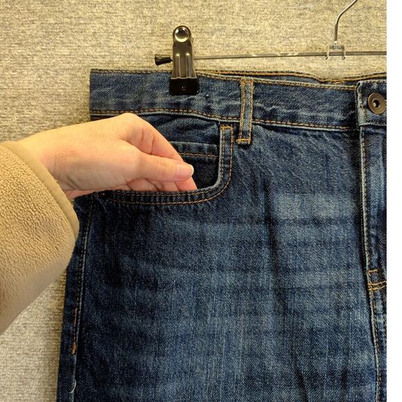 The Children's Place Boy Jeans 14 Huskey Dark Blue Straight New - Picture 3 of 12